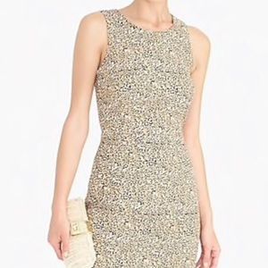 J. Crew Gold and Black Sleeveless Dress
